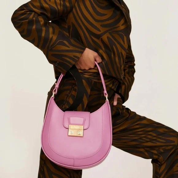 3.1 Phillip Lim Pashli Modern Hobo Bag Pink $750 Retail - Picture 2 of 11